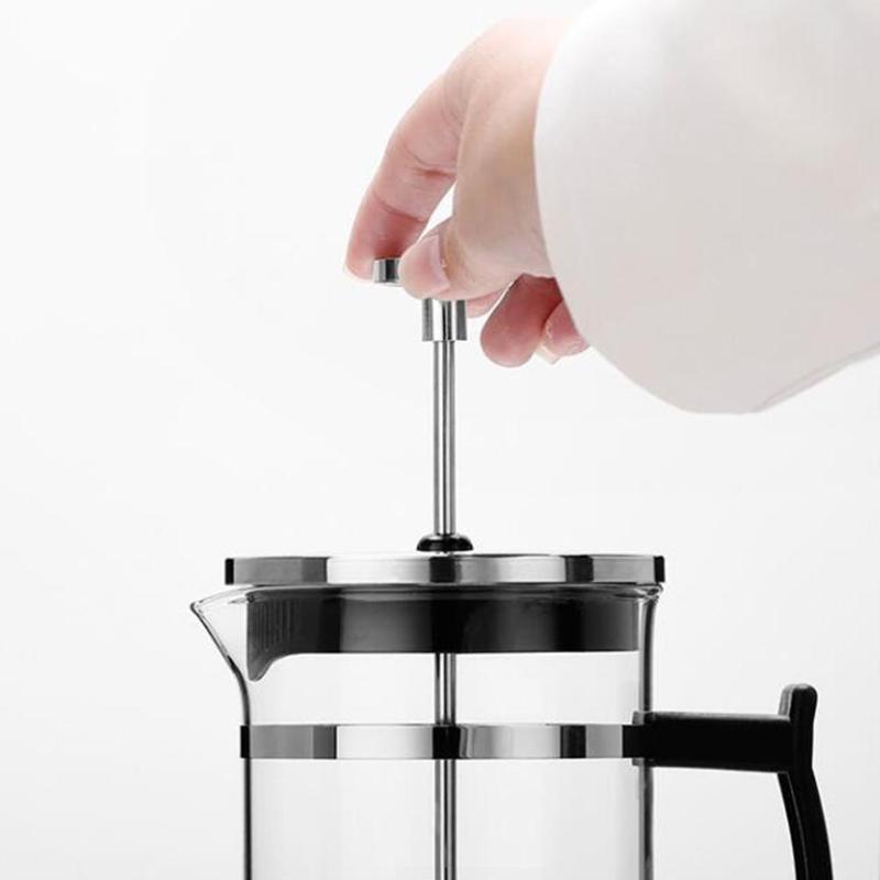 Kaffeebereiter aus Glas und Edelstahl – 350 ml