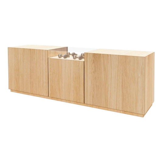 Empfangstheke modular – Kassentisch + Präsentationsmodul – 3er Set