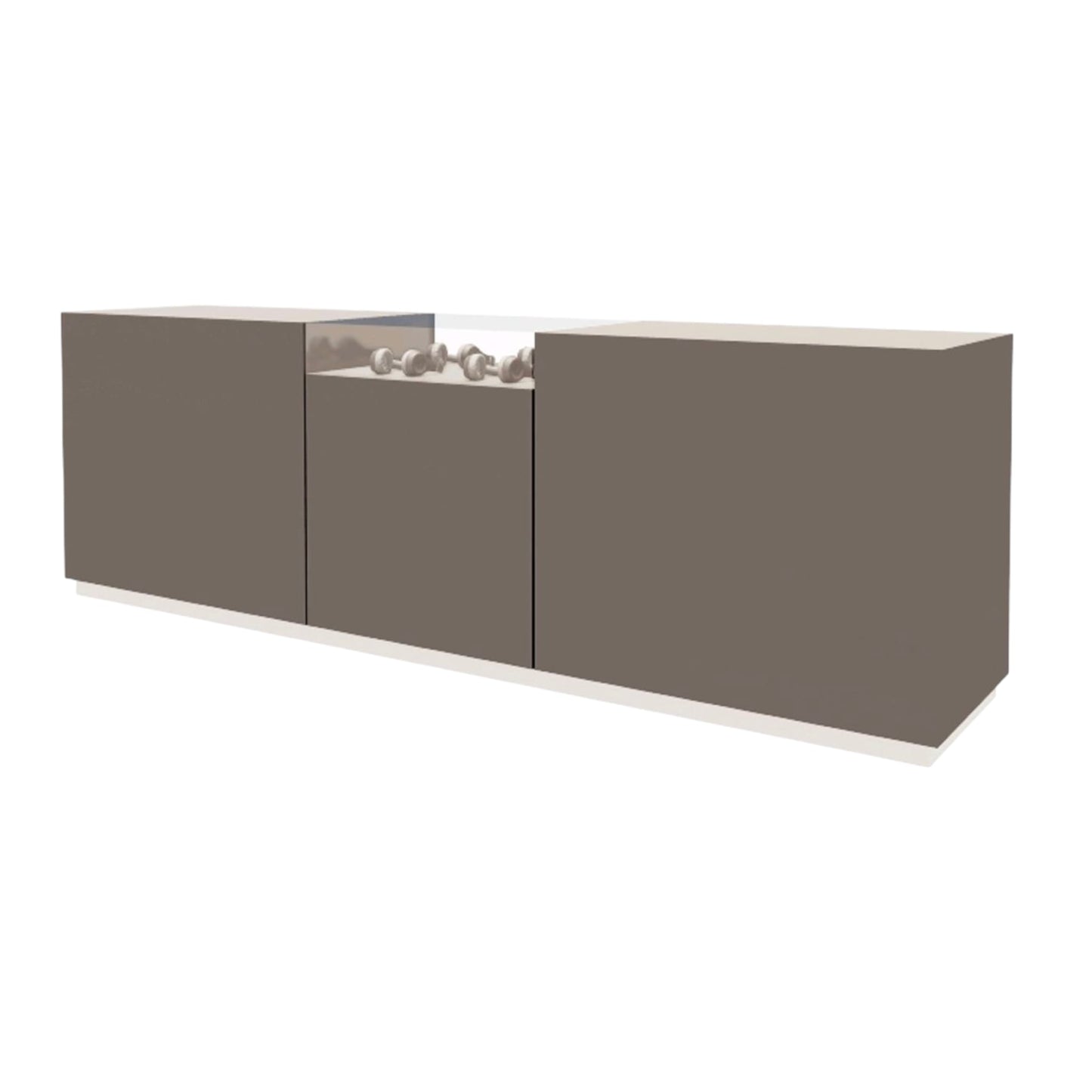 Empfangstheke modular – Kassentisch + Präsentationsmodul – 3er Set