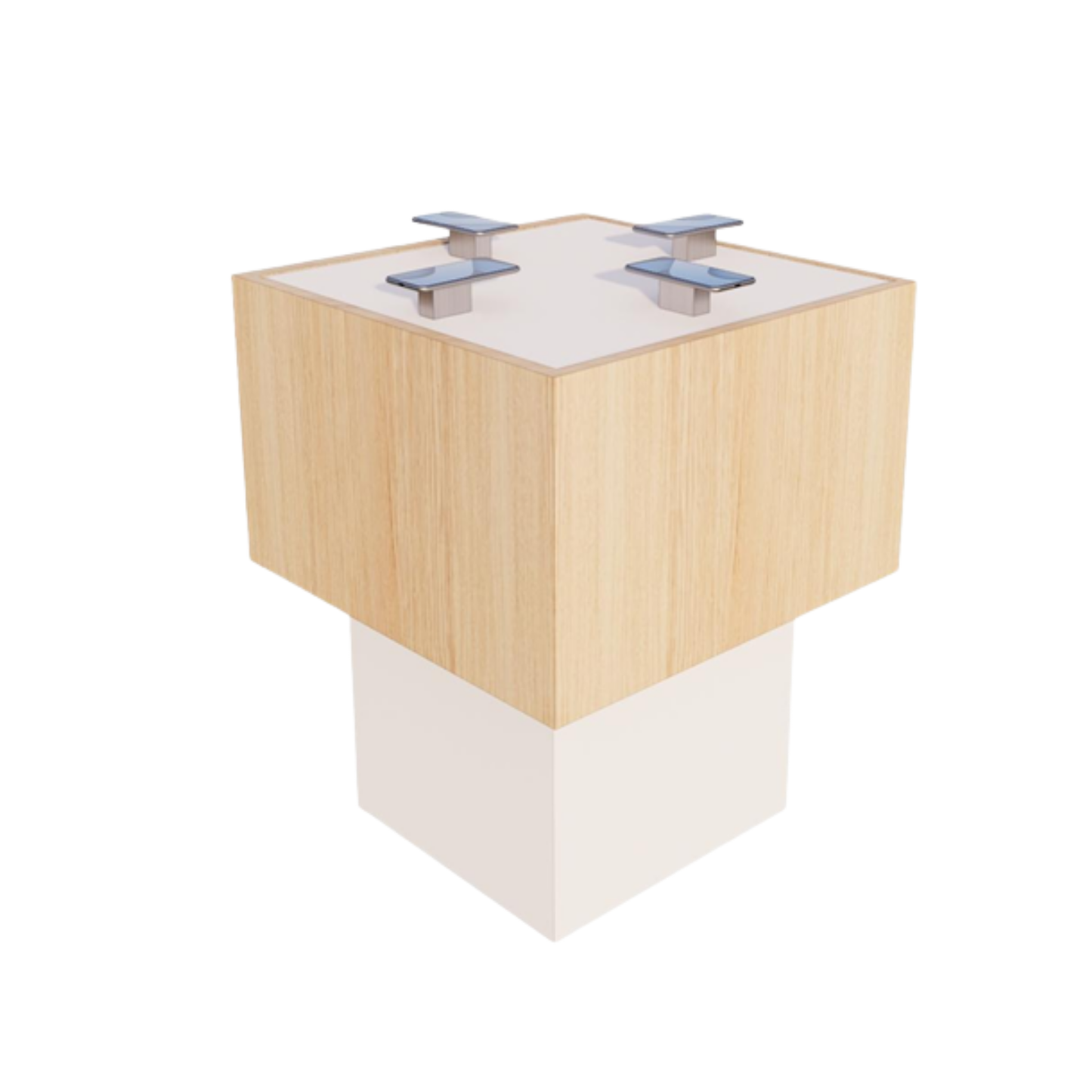 Moderner Präsentationstisch  80 x 80 x 90 Zentimeter