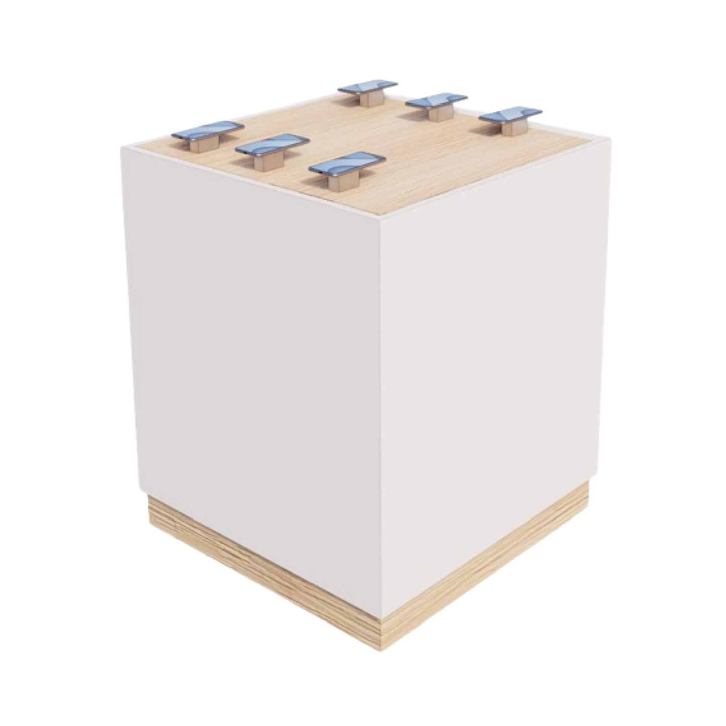 Moderner Präsentationstisch 80 x 80 x 90 Zentimeter