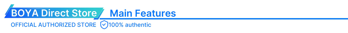 BOYA BY‑V3 2‑Kanal Wireless Lavalier-Mikrofon mit Ladeetui