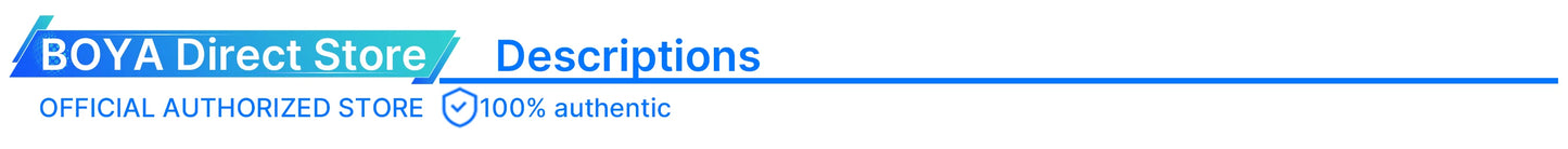 BOYA BY‑V3 2‑Kanal Wireless Lavalier-Mikrofon mit Ladeetui