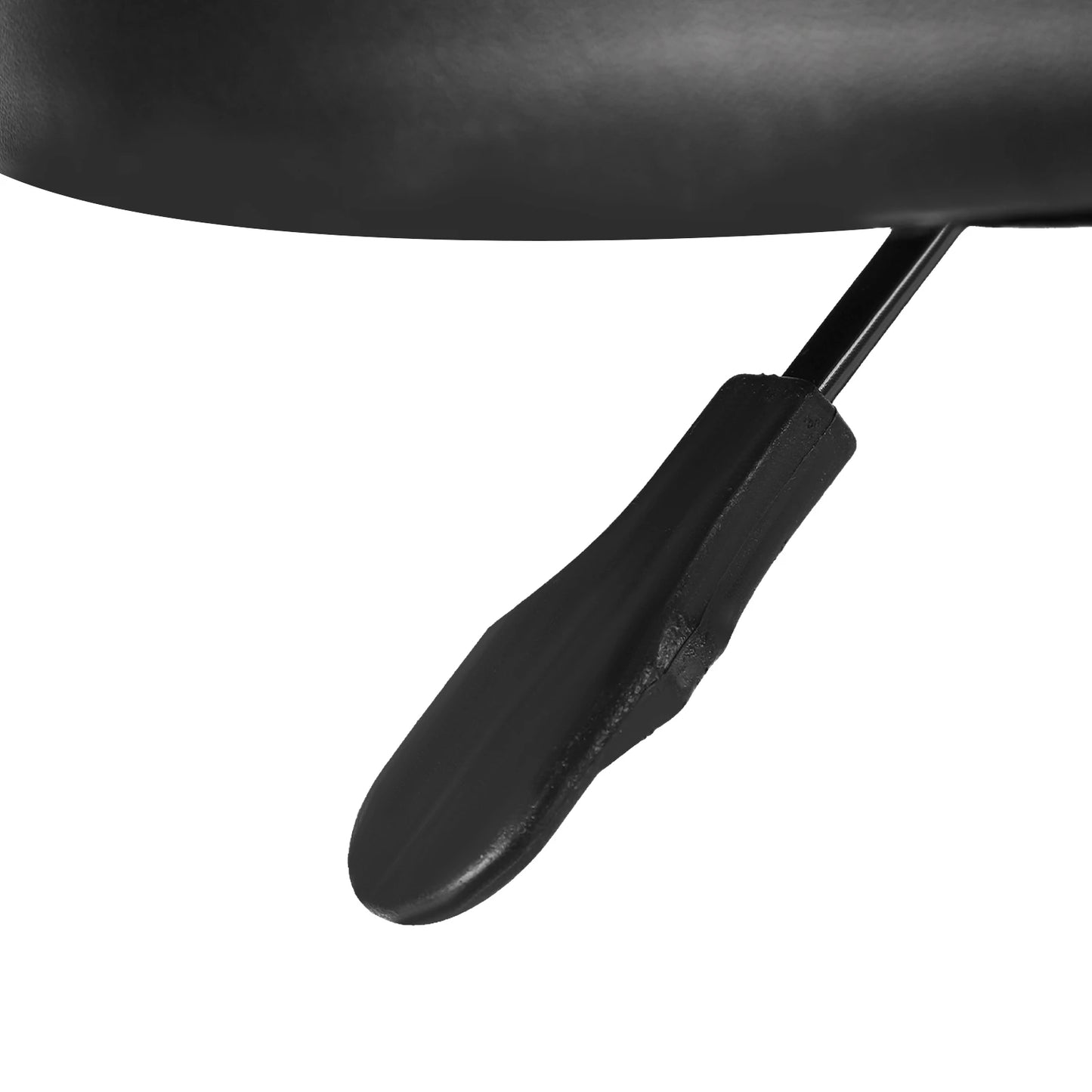 Höhenverstellbarer Arbeitshocker mit Rollhocker und drehbaren Rollen 360° °   Drehbarer Salonstuhl mit Fußstütze, modern, rund, Schwarz, 38 x 54 cm