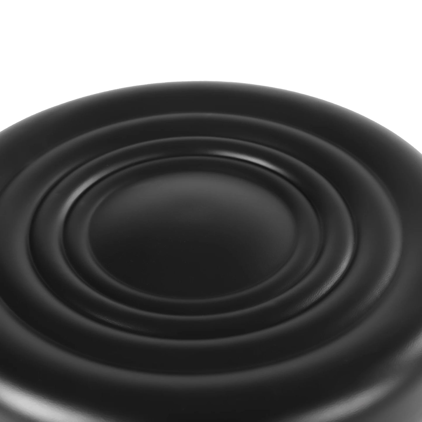 Höhenverstellbarer Arbeitshocker mit Rollhocker und drehbaren Rollen 360° °   Drehbarer Salonstuhl mit Fußstütze, modern, rund, Schwarz, 38 x 54 cm